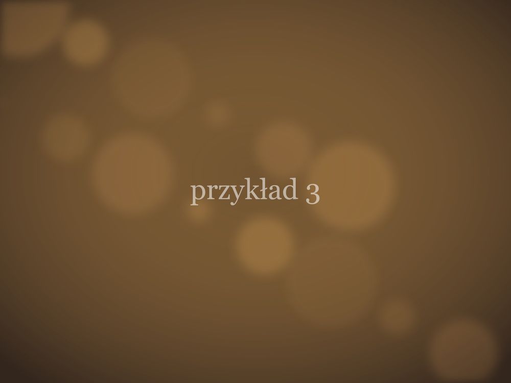 Przykład 3