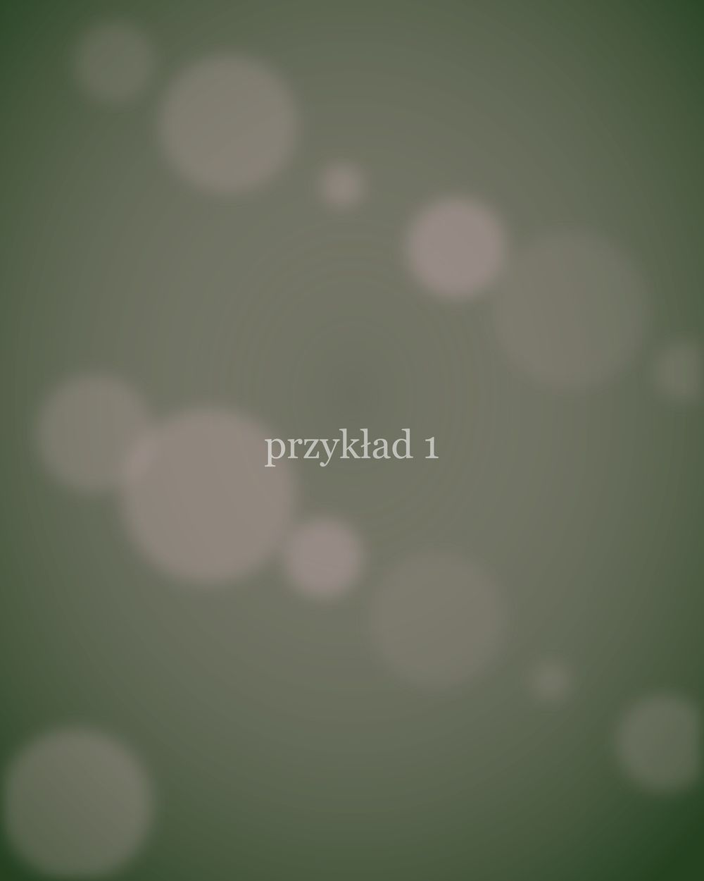 Przykład 1