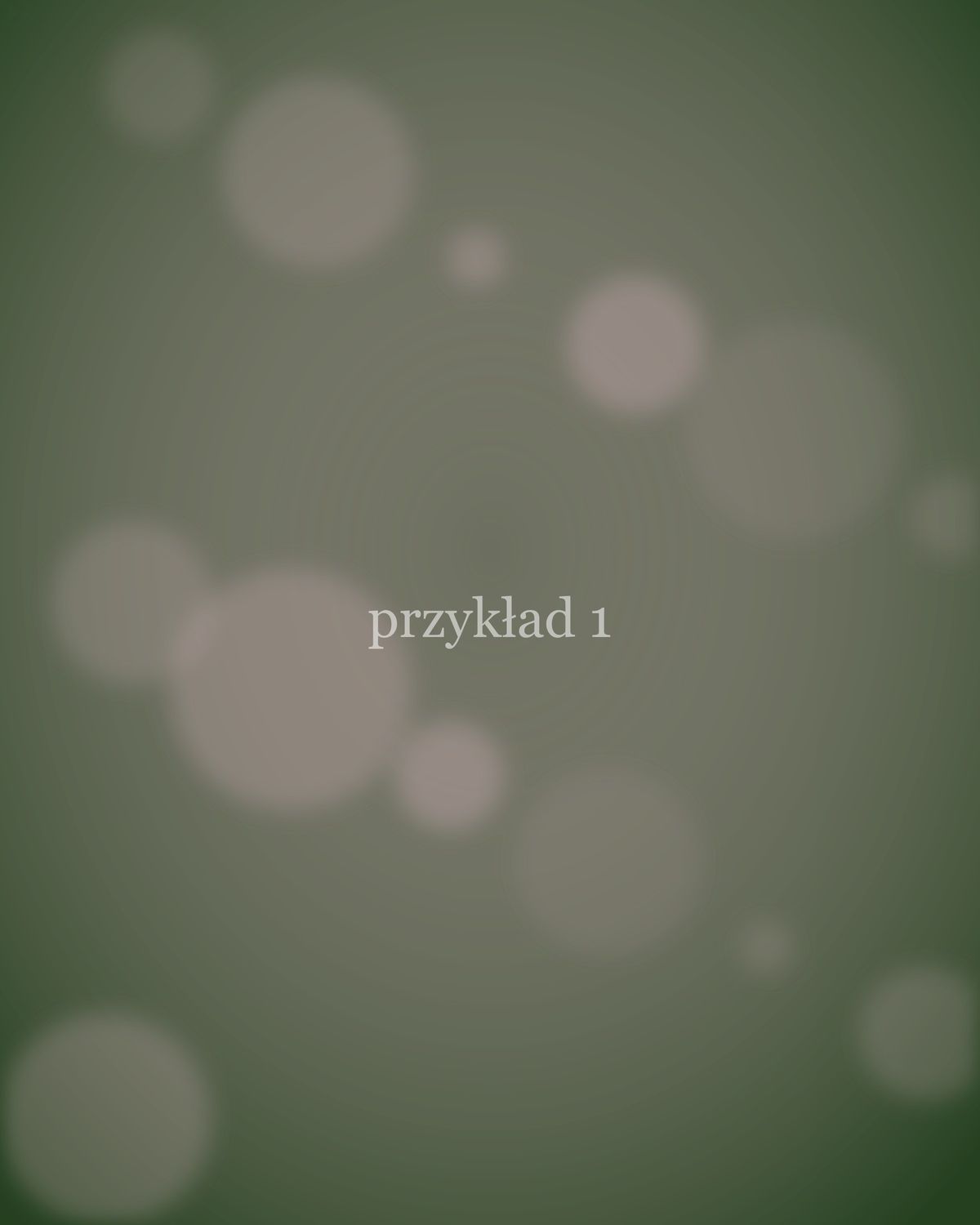 Przykład 1