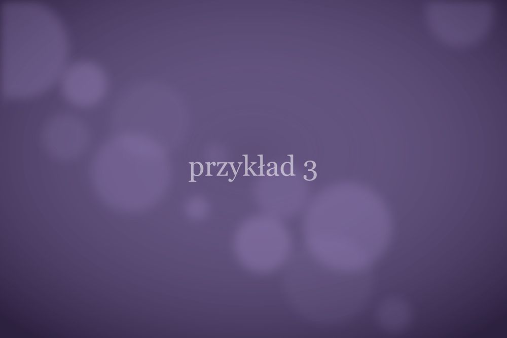 Przykład 3